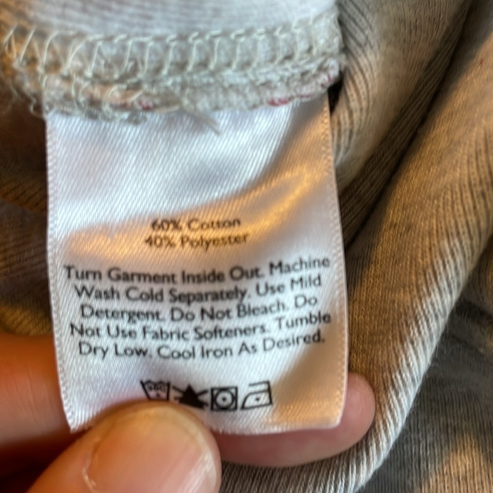 Eddie Bauer Red and Gray Striped Crew Neck Sweater - Picture 7 of 7